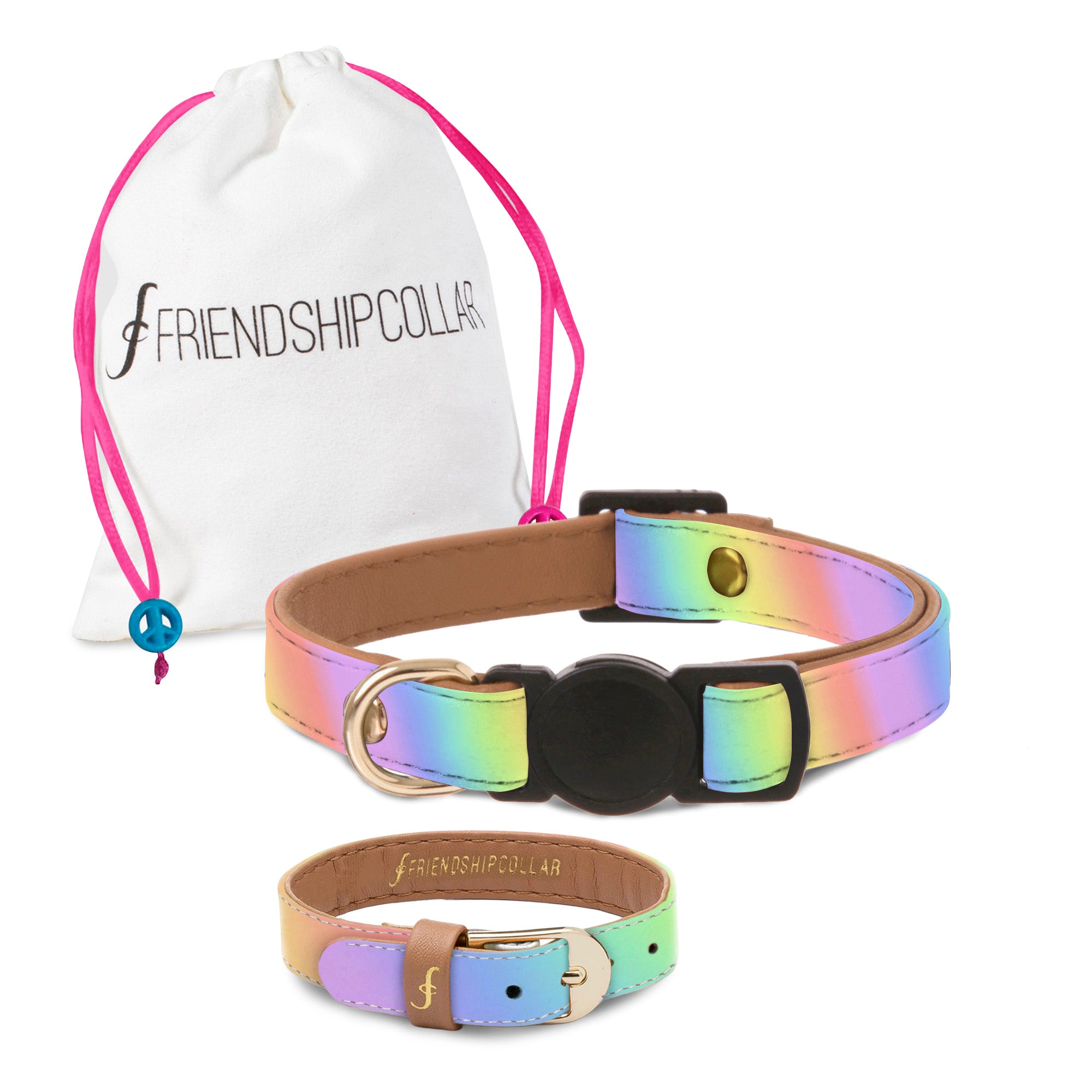 Chasing Rainbows - Cat Collar