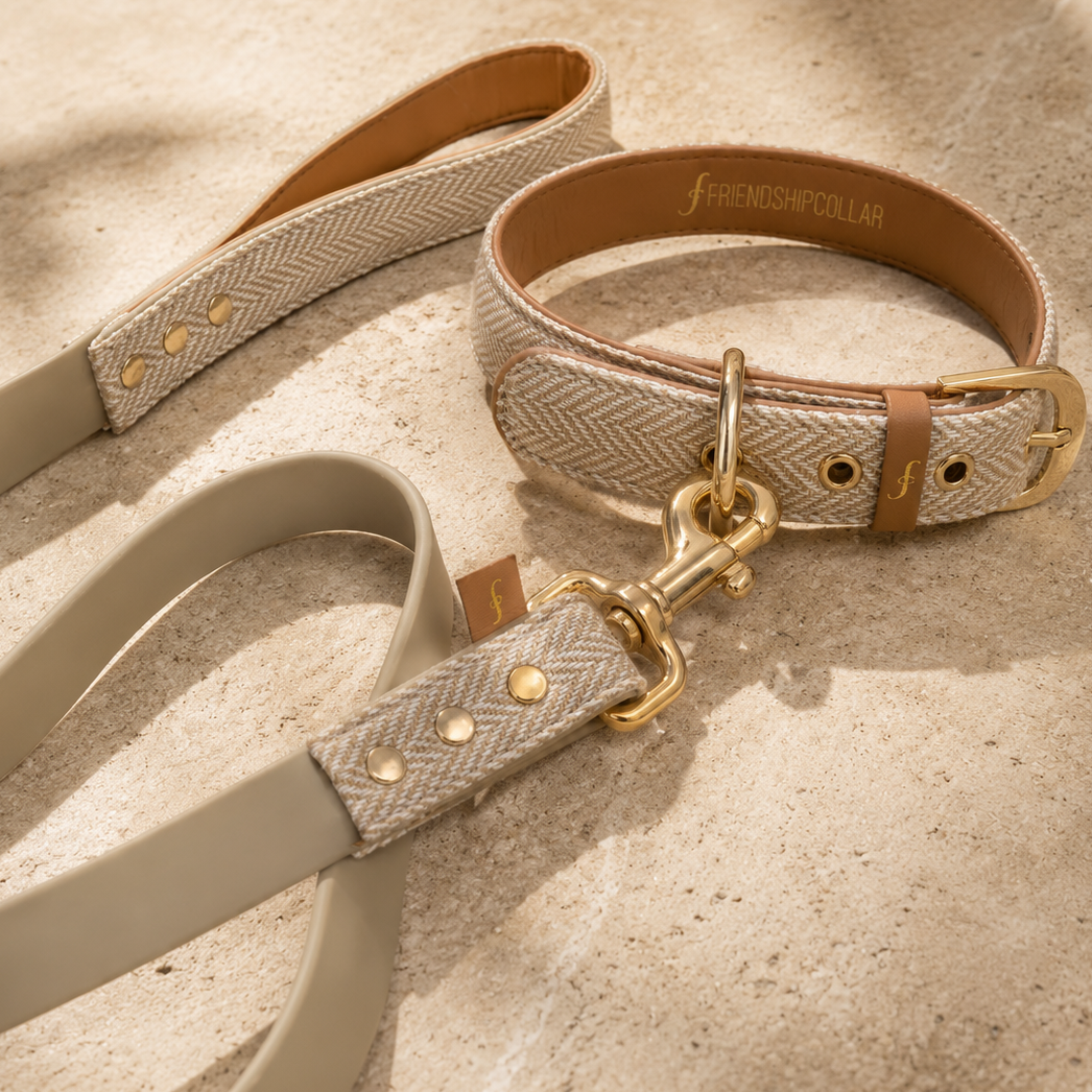 Herringbone Classic - Sand Dune - 5ft Leash