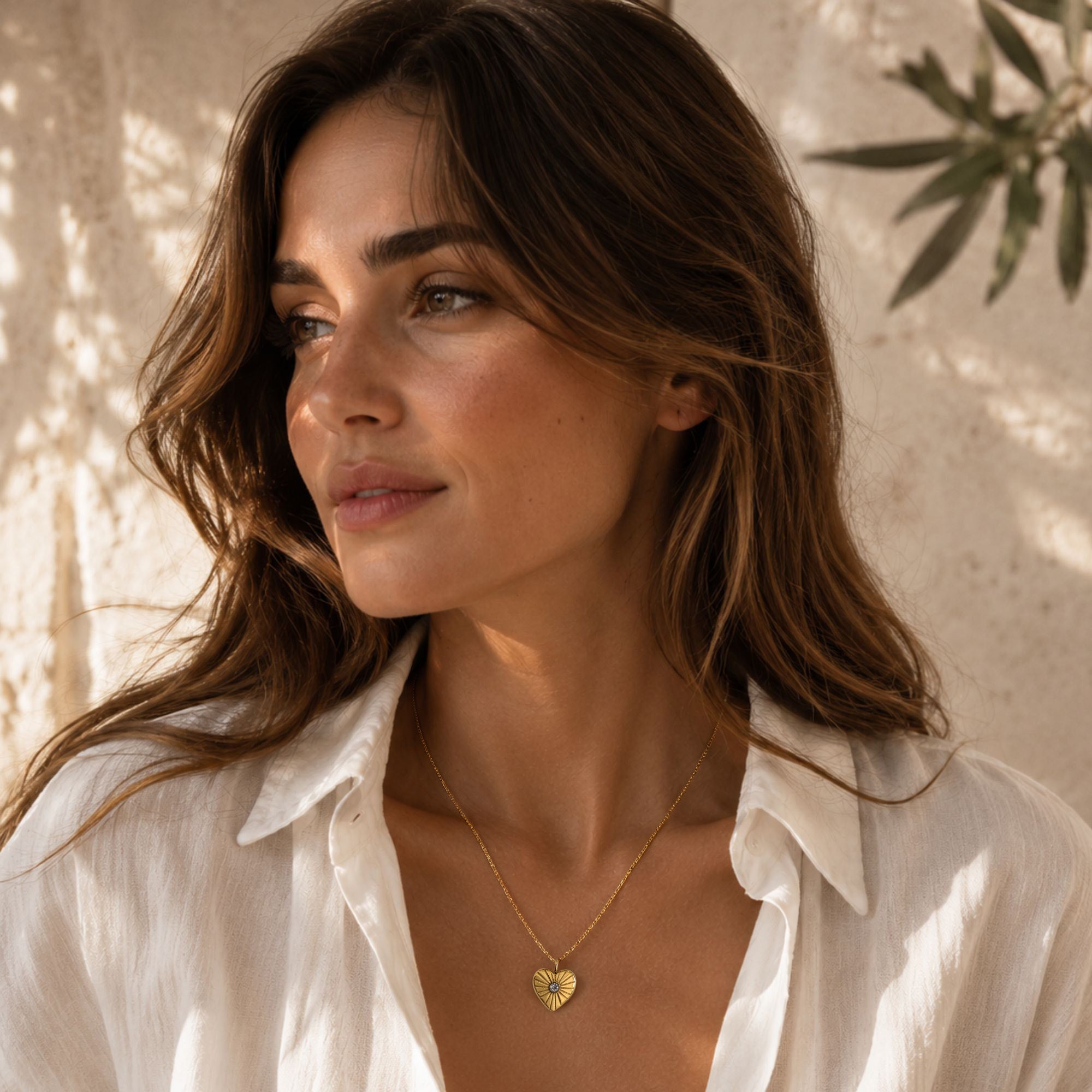 Heart Burst Bond - Necklace and Charm Set