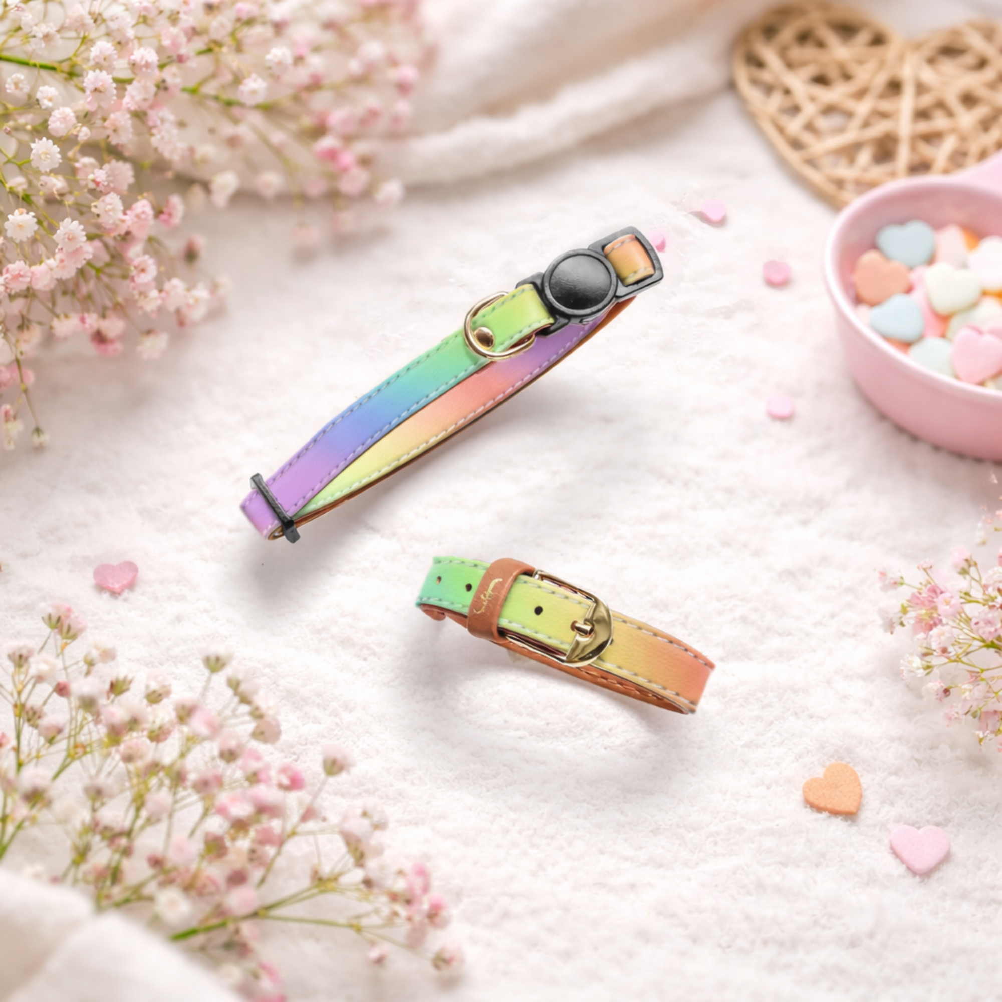 Chasing Rainbows - Cat Collar