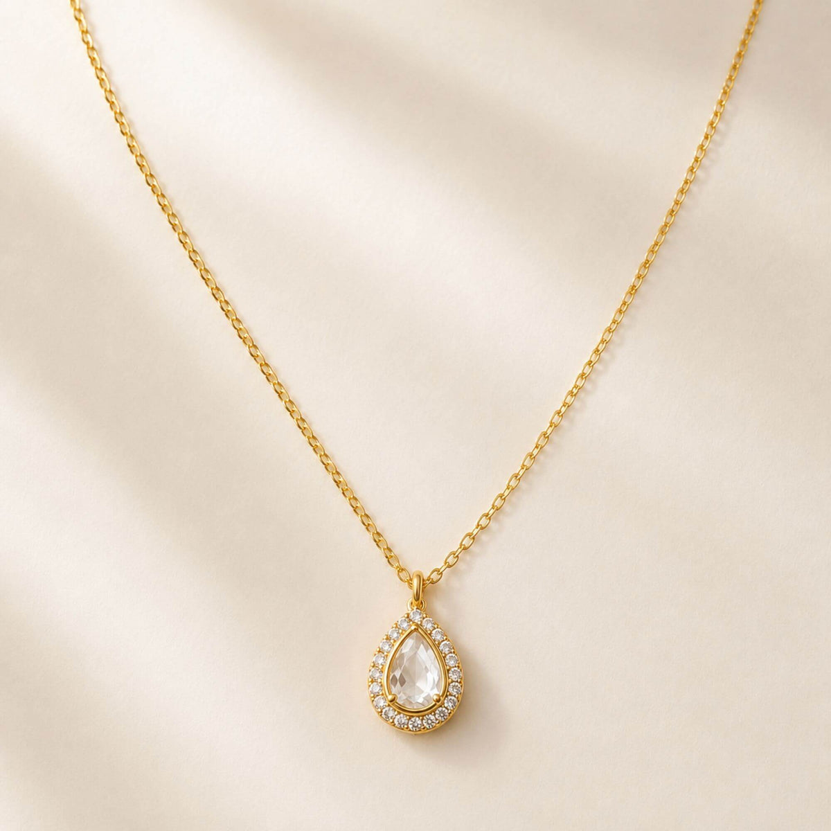 Teardrop - Necklace and Charm Set