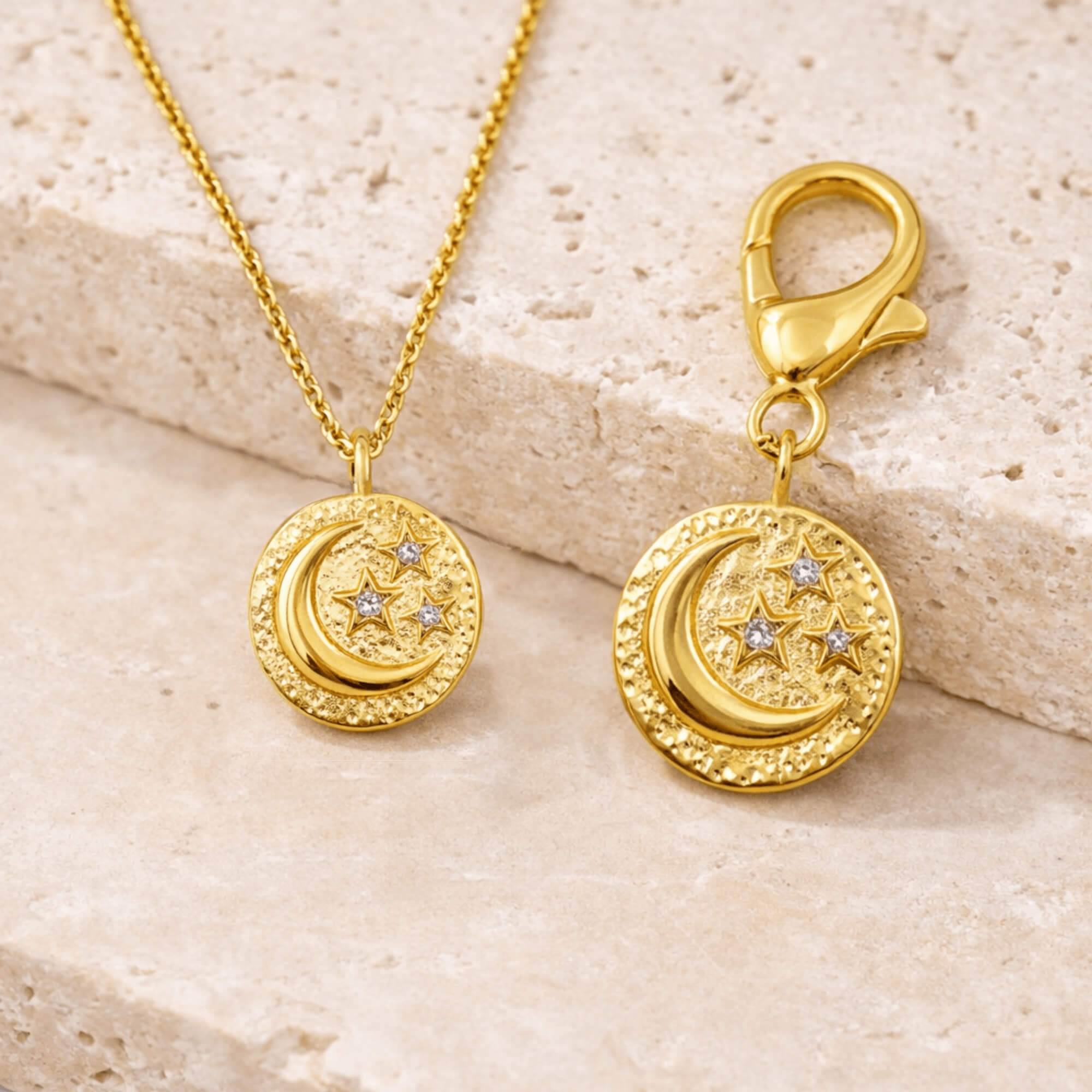 Moonlight Bond - Necklace and Charm Set