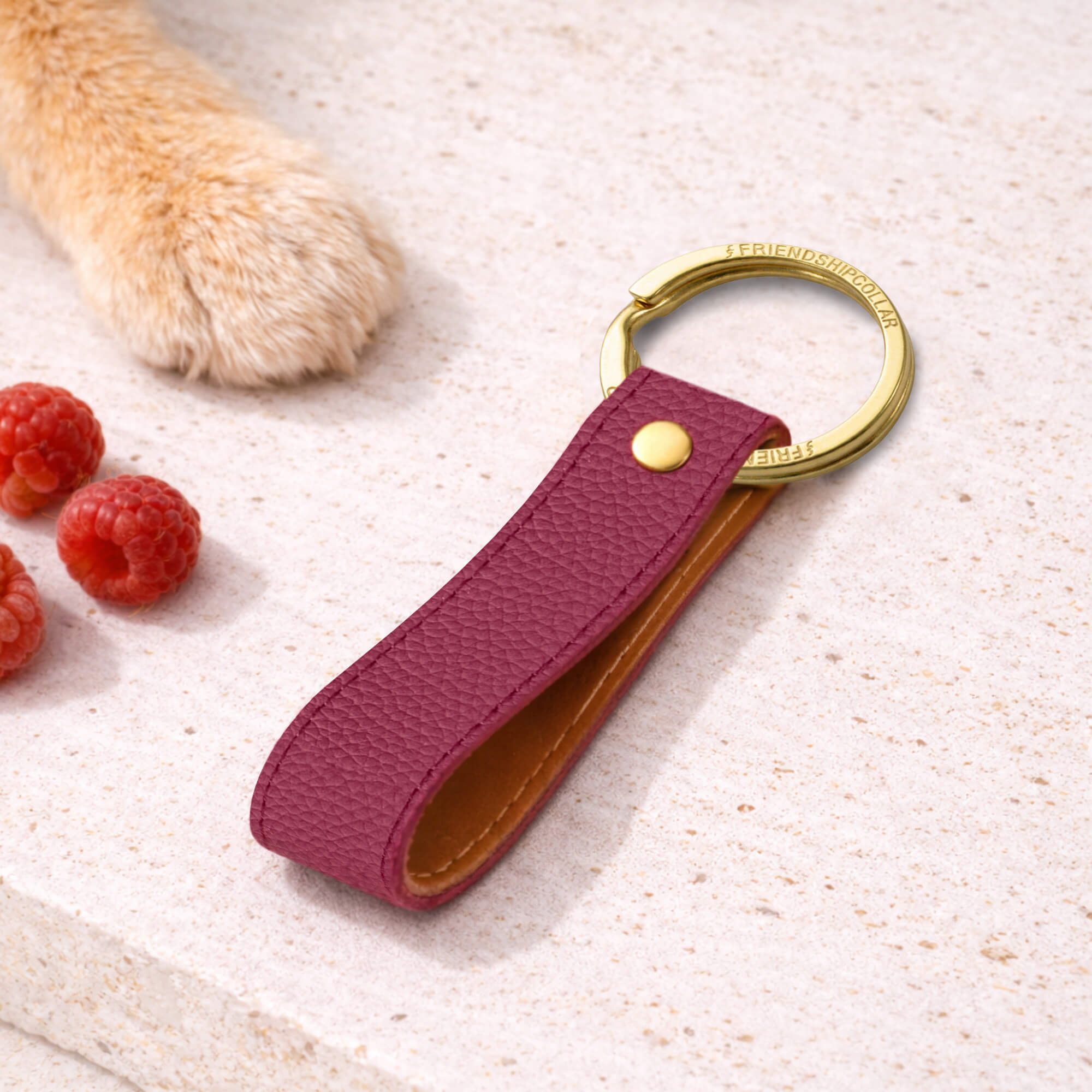 Raspberry Crush Keyring