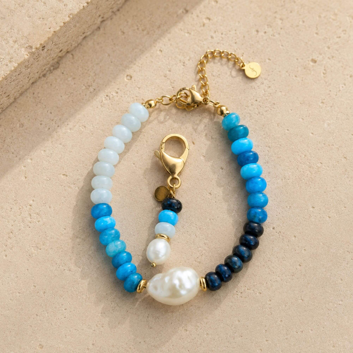 Santorini Pearl Set - Bracelet & Charm