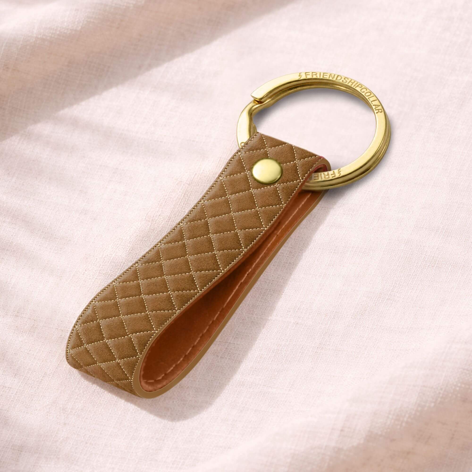 Quilted Classic - Congac Keyring