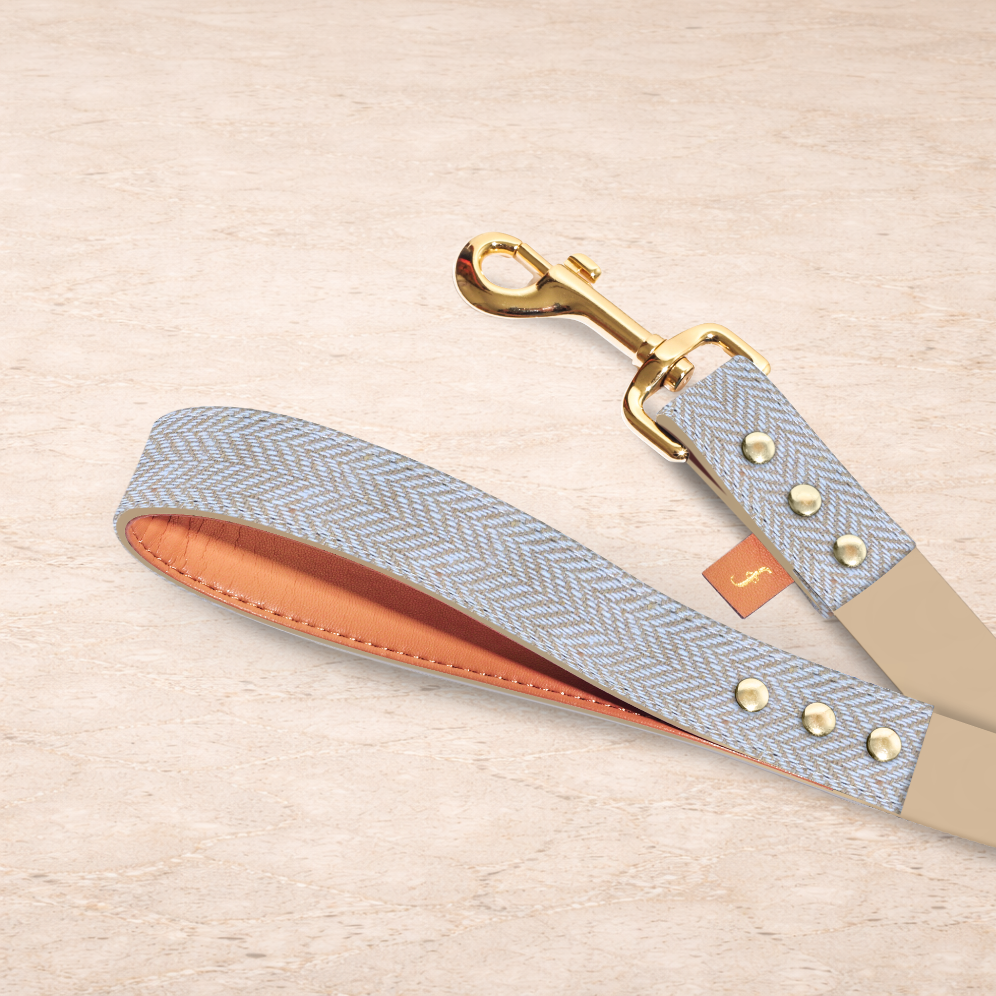 Herringbone Classic - Sand Dune - 5ft Leash