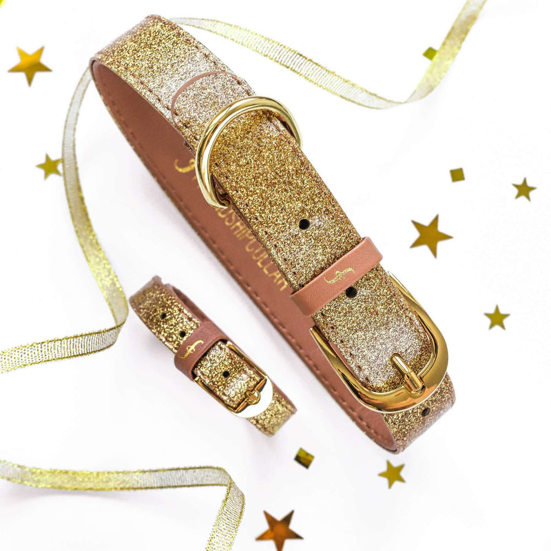 The Sparkling Pup: Glitter Gold